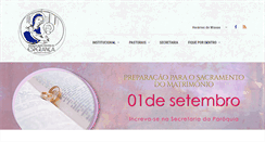 Desktop Screenshot of paroquiansesperanca.org.br