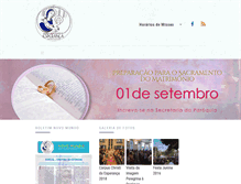 Tablet Screenshot of paroquiansesperanca.org.br